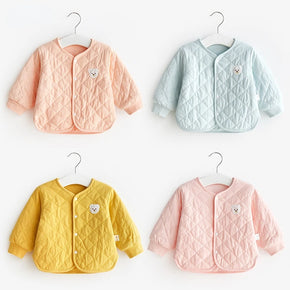 Baby Coat Thin Cotton Jacket Baby Cotton Jacket Boys and Girls Warm Winter Clothes Children's Top